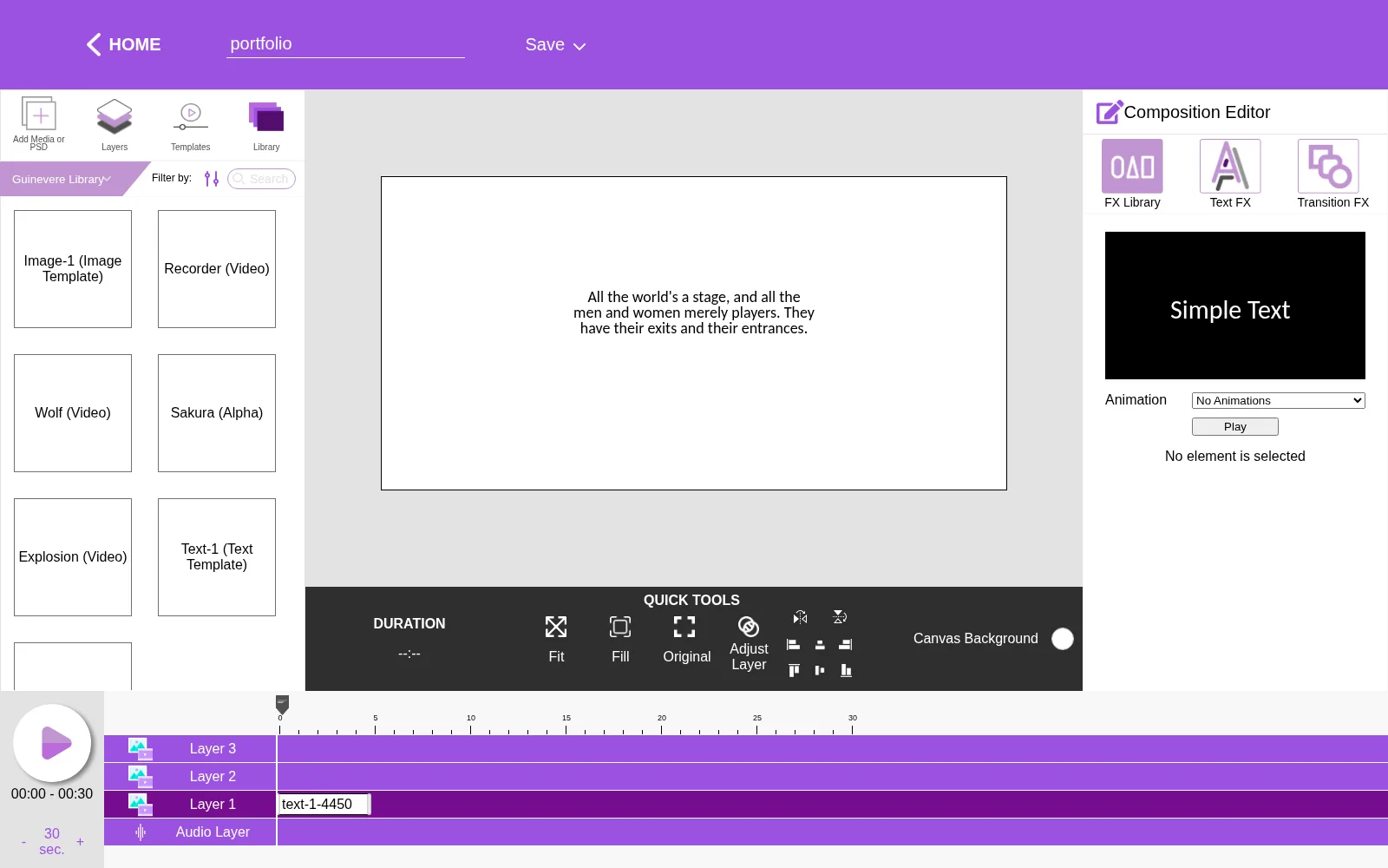 Workshop editor
